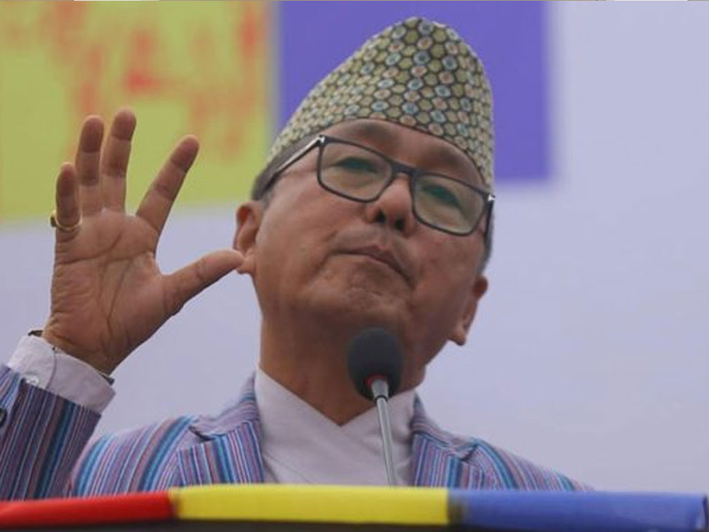 राप्रपा युवा संगठनको काठमाडौँ अधिवेशनमा हात हालाहाल, पार्टी टुलुटुल हेरेर नबस्ने लिङ्देनको चेतावनी