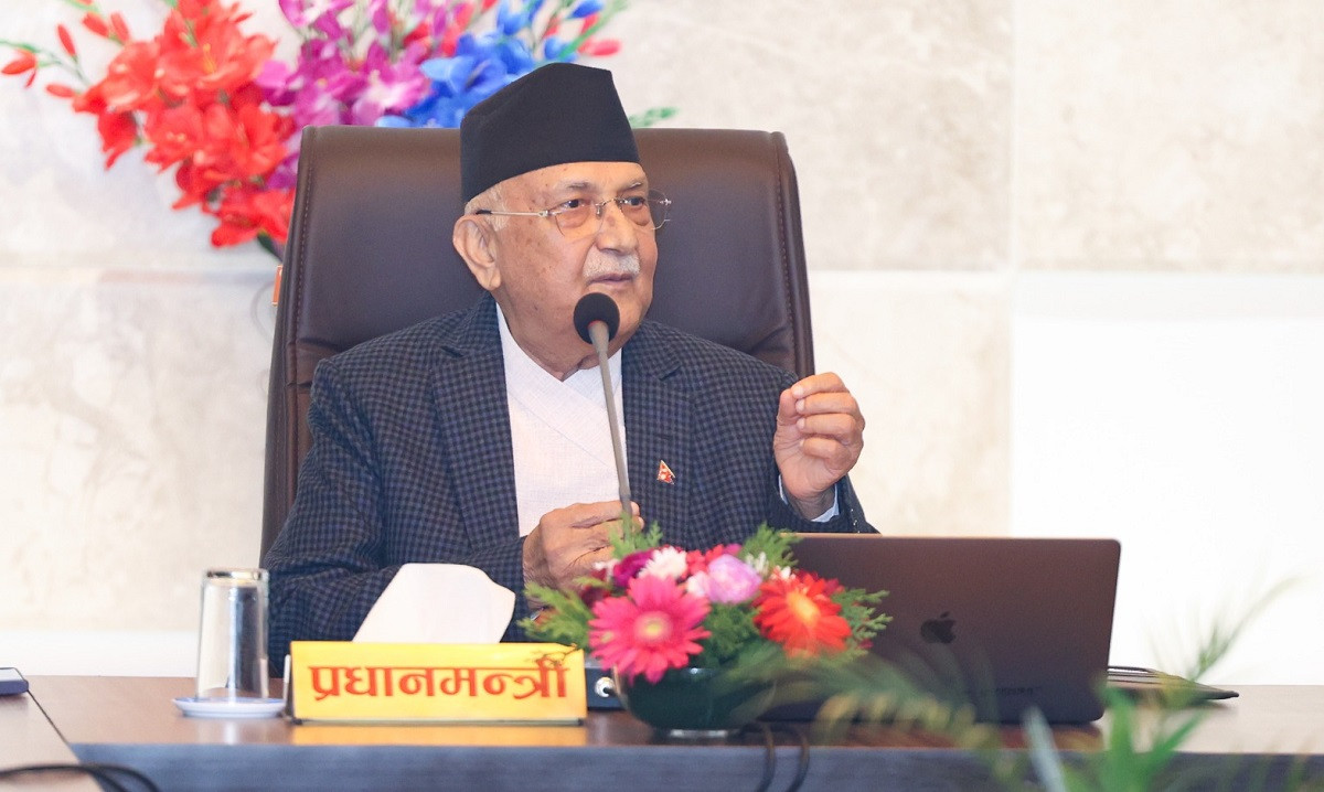 प्रधानमन्त्री ओलीबाट कुशे औँसीको शुभकामना