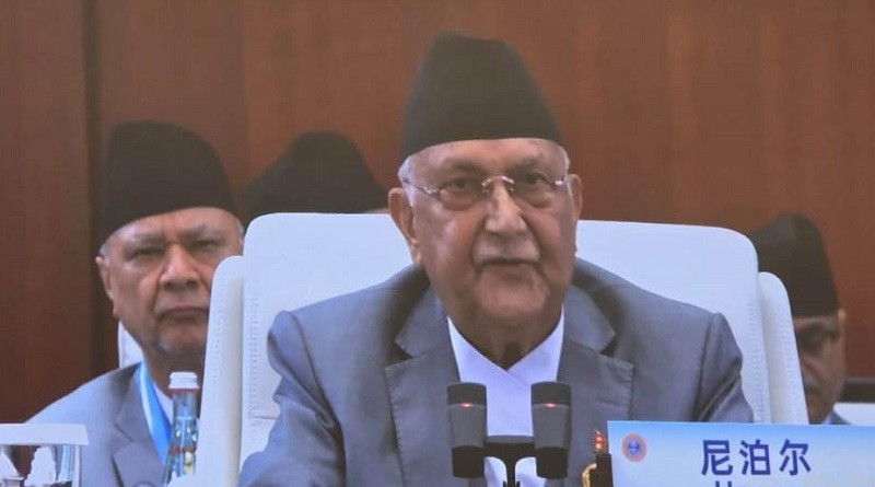 प्रधानमन्त्री ओलीबाट शाङ्घाइ शिखर सम्मेलनलाई सम्बोधन