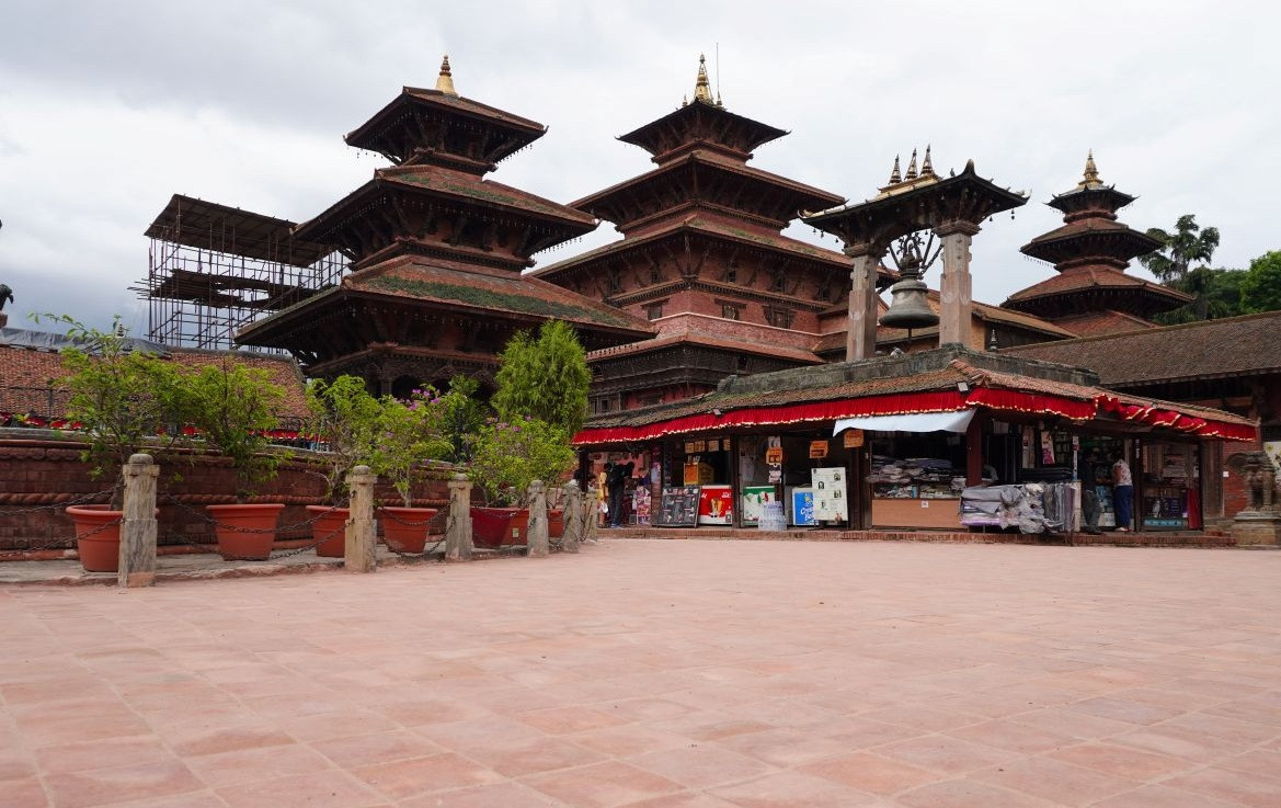 रैथाने इँटा बिछ्याएपछि पाटन दरबार क्षेत्र आकर्षक