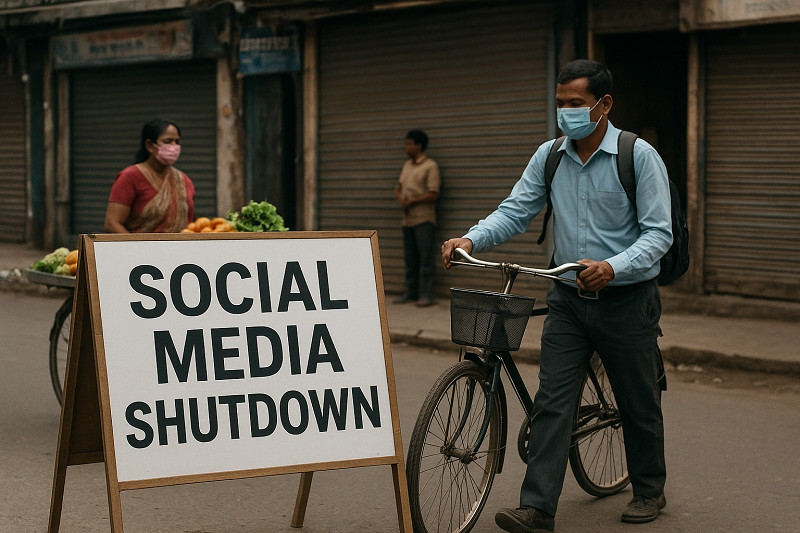 सामाजिक सञ्जाल बन्द हुँदा दैनिक जनजीवन र अर्थतन्त्रमा असर