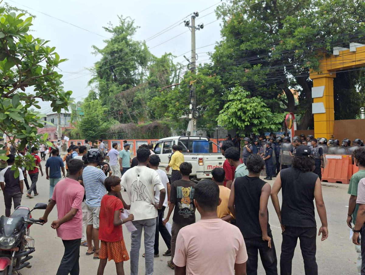 जनकपुरधाममा जेन-जी पुस्ताको आन्दोलन