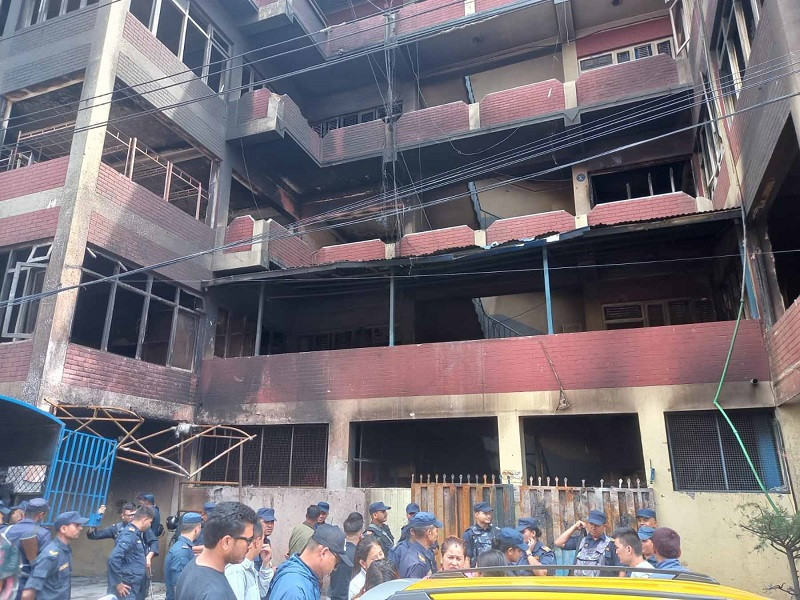 आन्दोलनको क्रममा विभिन्न क्षेत्रका ६ सय २९ भवन पूर्ण क्षति