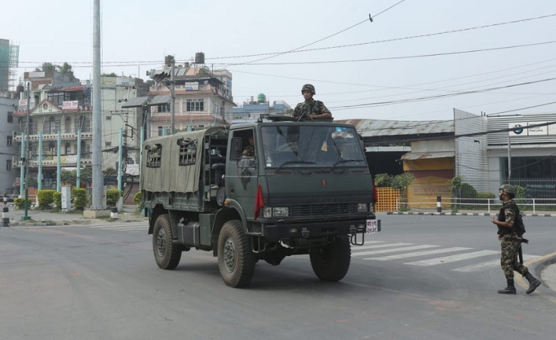 परिस्थिति सामान्य भएपछि ४१ ठाउँबाट फिर्ता भयो सेना