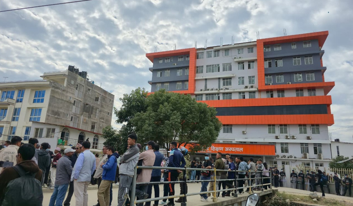 गर्भवतीको मृत्युपछि किस्ट अस्पतालमा तनाव, तैनाथ गरियो प्रहरी