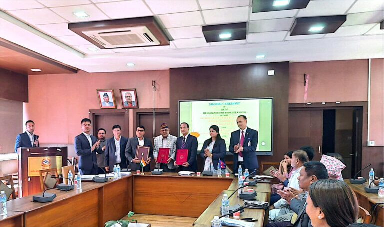 नगर अस्पताल निर्माणका लागि भारत सरकारबाट बीस करोड अनुदान सहयोग