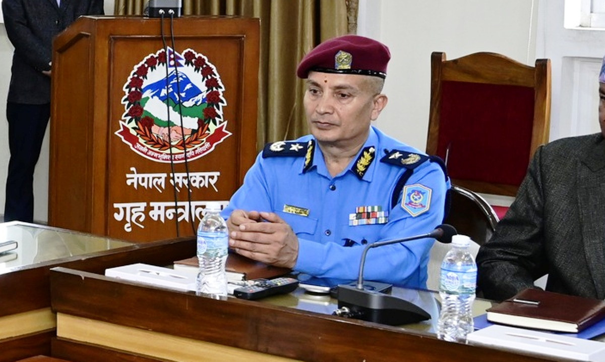 नयाँ आईजीपी कार्कीले पदभार ग्रहण गर्दै : यस्तो छ कार्यक्रम