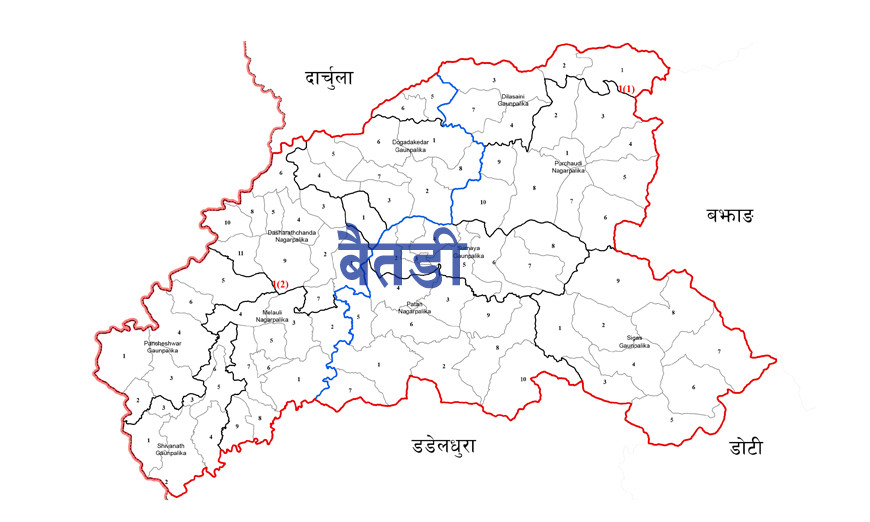 बैतडीमा पाँच थान अवैध भरुवा बन्दुक बरामद