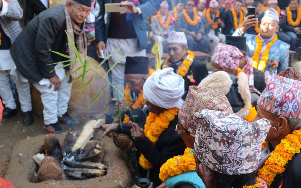राष्ट्रिय महाधिवेशनका लागि ‘दुमी किरात राई’हरू खोटाङको खार्मीमा भेला
