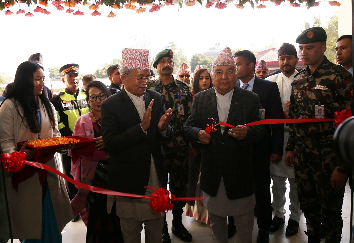 ललितपुर महानगरको नयाँ प्रशासनिक भवनको उद्‌घाटन