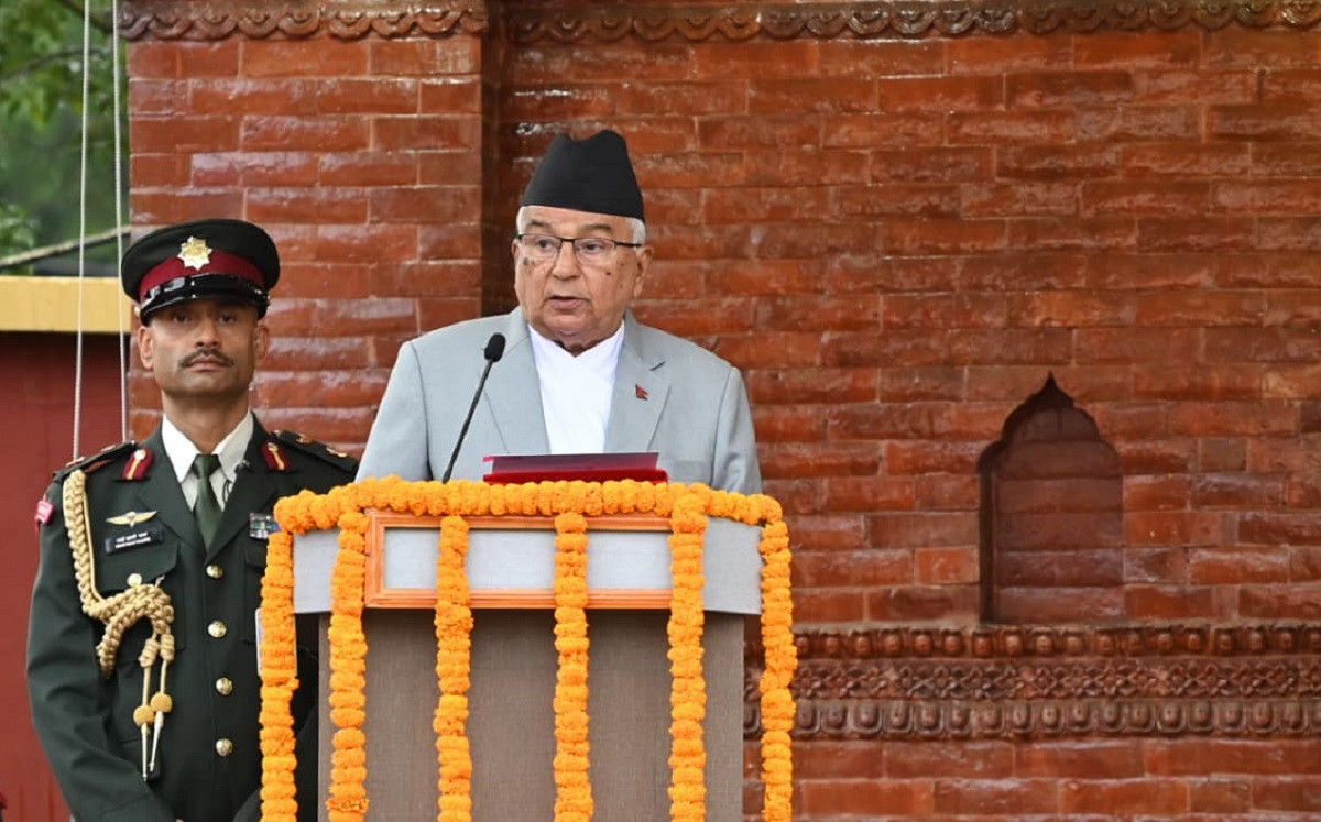 आसन्न निर्वाचनलाई निर्वाधरुपमा सम्पन्न गरौँ : राष्ट्रपति