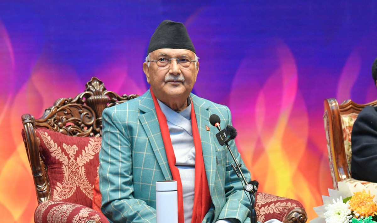 अहिले त हामीलाई जसले पनि हप्काउँछ, जसले पनि थर्काउँछ : केपी ओली