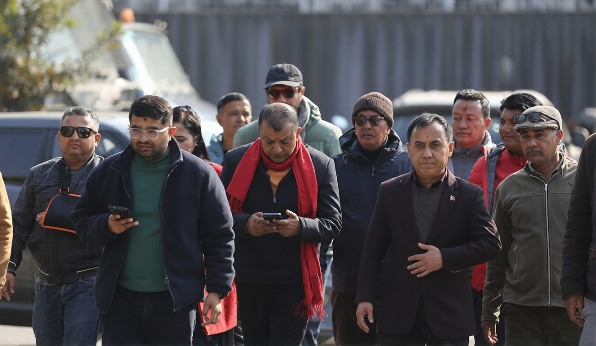 सभापति बनेपछि पहिलो पटक सानेपा छिर्दै गगन, त्यसपछि सर्लाही ४ जाने