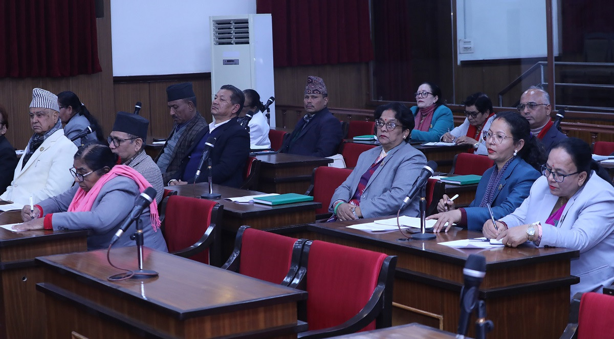 राष्ट्रियसभा : शून्य समयमा समसामयिक विषयमा सरकारको ध्यानाकर्षण