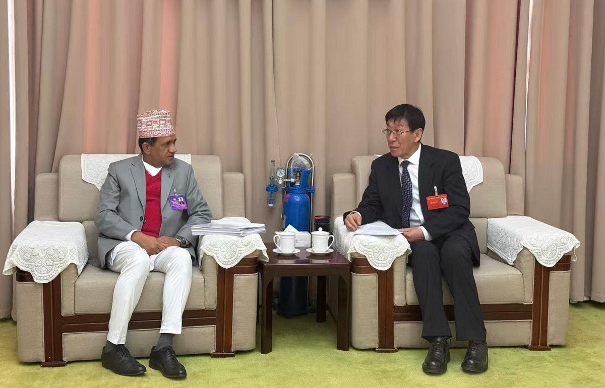 सिचाङका सभामुखसँग महावाणिज्यदूतको भेट
