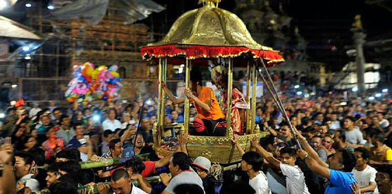 ललितपुरको मङ्गलबजारमा आज भीमसेन जात्रा