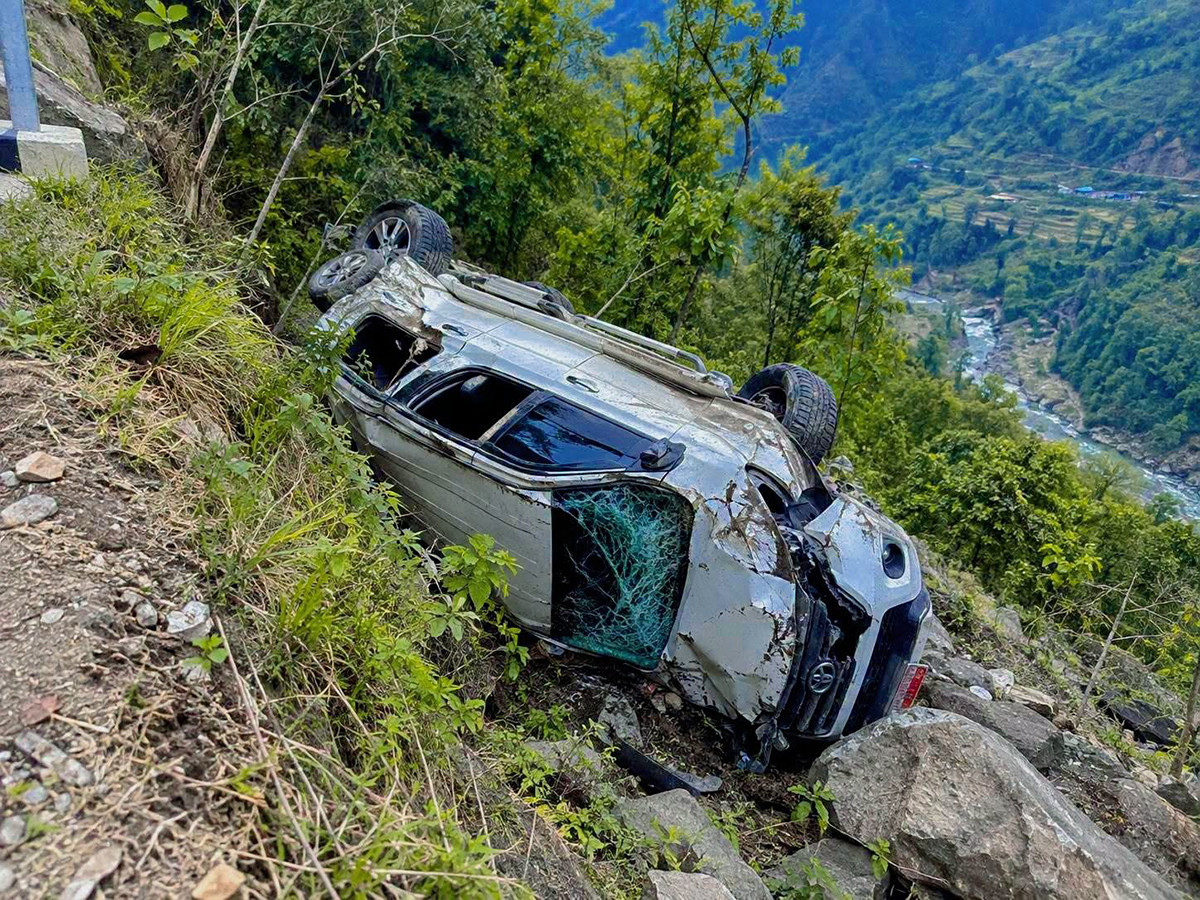 रुकुमपश्चिमको सानीभेरीमा जीप दुर्घटना, दुईको मृत्यु