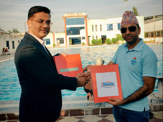 नबिल बैैंक अन्तर्राष्ट्रिय पौडी प्रतियोगिताको टाइटल स्पोन्सर